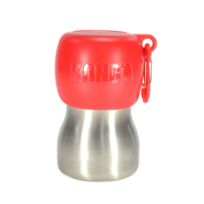 KONG H2O DRINKFLES RVS ROOD 280 ML