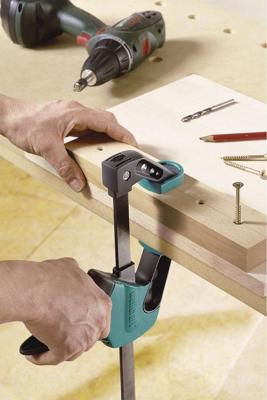 Wolfcraft Eénhandklem | EHZ Easy | 75/300mm | 1 stuk - 3021000 Wolfcraft Eénhandklem | EHZ Easy | 75/300mm | 1 stuk - 3021000