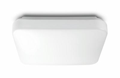 PHILIPS - LED Plafondlamp - MyLiving Mauve - 17W - Warm Wit 2700K - Vierkant - Mat Wit - Kunststof