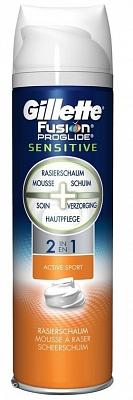 Gillette Gillette Fusion Proglide Scheerschuim Active Sport 2 in 1 - 250 ml