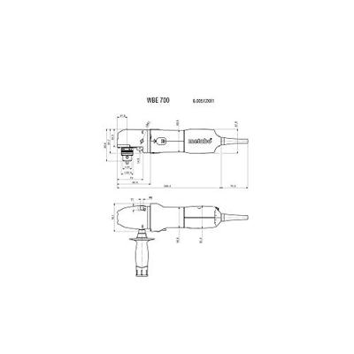 Metabo WBE 700 Haakse boormachine | 705w - 600512000