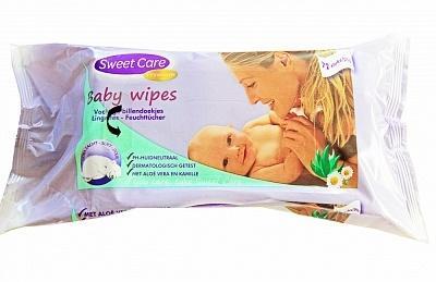 Sweet Care Baby Doekjes Normaal 72st Sweet Care Baby Doekjes Normaal 72st