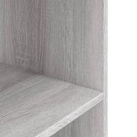 VidaXL Aquariumstandaard 120x40x60 cm bewerkt hout grijs sonoma - thumbnail