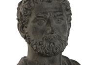 Decoratieve figuren Home ESPRIT Grijs Buste 36 x 16 x 46 cm - thumbnail