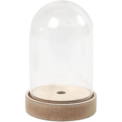 Creativ Company Stolp op houten voet, h: 12,5 cm, d 8 cm, 1 doos