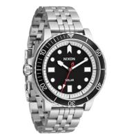 Nixon A1402-5233 Zwart Zilverkleurig Heren horloge - thumbnail