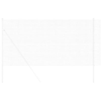 VidaXL Gelaste draadhek zilver 0.6 x 10 m