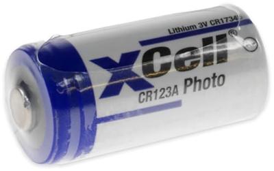 XCell photo123 CR123A Fotobatterij Lithium 1550 mAh 3 V 1 stuk(s) XCell photo123 CR123A Fotobatterij Lithium 1550 mAh 3 V 1 stuk(s)