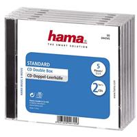 Hama cd box dubbel 5 pak geseald - thumbnail