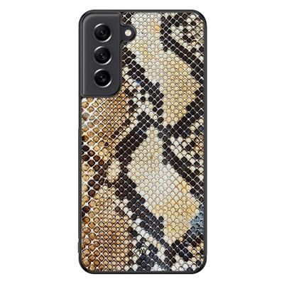 Samsung Galaxy S21 FE hoesje - Golden snake Samsung Galaxy S21 FE hoesje - Golden snake