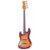 Vintage LV74MRJP Icon Left Hand Fretless Sunset Sunburst linkshandige elektrische basgitaar - thumbnail