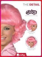 Frenchy Grease pruik pink - thumbnail