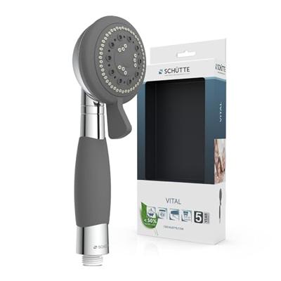 Schutte VITAL handdouche met anti-slip handgreep | 4 functies | chroom
 - 60971