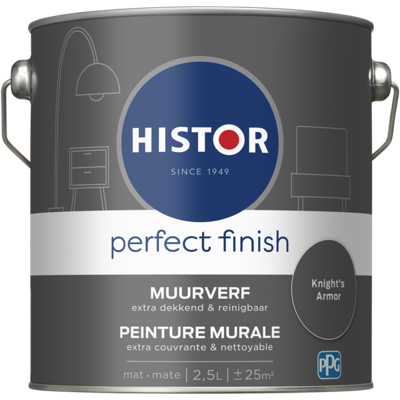Histor Perfect Finish Muurverf Mat - Knights Armour - 2,5 liter