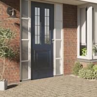 VidaXL Raamfolies mat pvc transparantgrijs - thumbnail