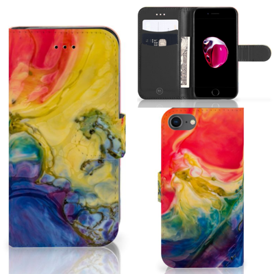 Hoesje iPhone 7 | 8 | SE (2020) | SE (2022) Watercolor Dark Hoesje iPhone 7 | 8 | SE (2020) | SE (2022) Watercolor Dark