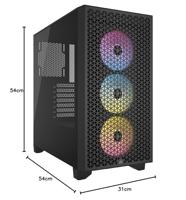 Corsair 3000D Airflow RGB midi tower behuizing - thumbnail