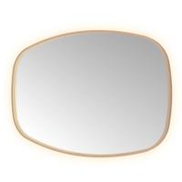 Spiegel Hotbath &MORE 80x120 cm LED-Verlichting Spiegelverwarming Deens Ovaal Geborsteld Koper PVD - thumbnail