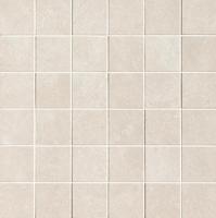 Nobu White macro mosaico 5x5 op net van 30x30 - thumbnail