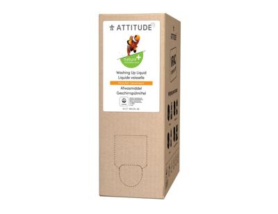 Attitude Afwasmiddel nature+ - lemon zest bib - 4l Attitude Afwasmiddel nature+ - lemon zest bib - 4l