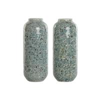 Bureaulamp Home ESPRIT Groen Hemelsblauw 25 W 220 V (2 Stuks) - thumbnail