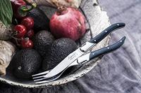 Laguiole Style de Vie Steakvorken Luxury Line Zwart Ebbenhout - 6 stuks - thumbnail