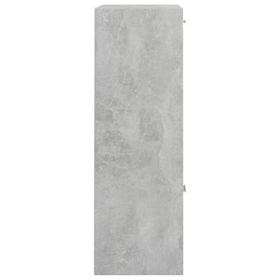 Opbergkast 60x29,5x90 cm bewerkt hout betongrijs