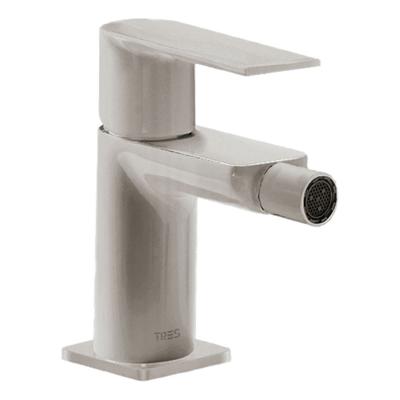 Bidetmengkraan Tres Loft Colors 1-Hendel Bidet Uitloop Recht 8 cm Rond RVS