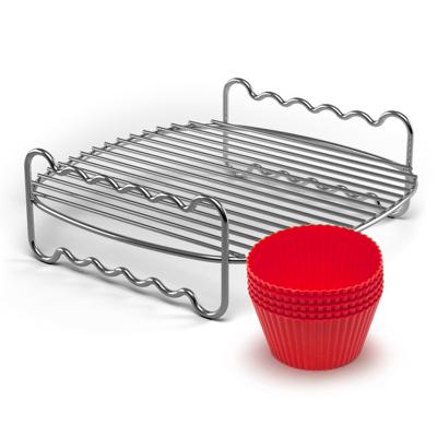 Philips HD9904/01 Philips Compact Party-kit: Grillrooster + 7 muffin-cups Philips HD9904/01 Philips Compact Party-kit: Grillrooster + 7 muffin-cups