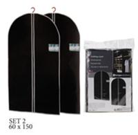 Excellent Houseware Kledinghoes met rits set van 2 - thumbnail