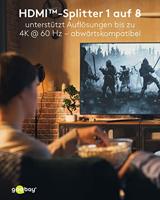 goobay HDMI Splitter 1 to 8 4K - thumbnail