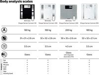 Soehnle 63873 shape sense connect 200 digitale personenweegschaal zilver - thumbnail