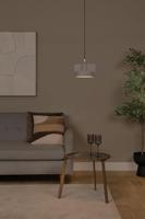 Lucide NINJA - Hanglamp - Ø 20 cm - 1xE27 - Grijs - thumbnail