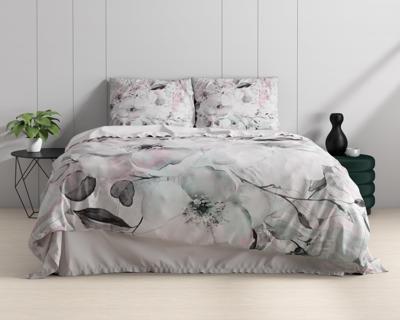 RoyalTextile - Bill Dekbedovertrek - Katoen-Satijn - Wit - 140 x 220