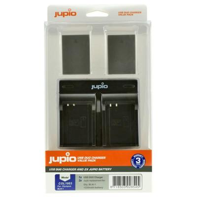 Jupio Kit: 2 x camera-accu BLN-1 + USB Dual lader