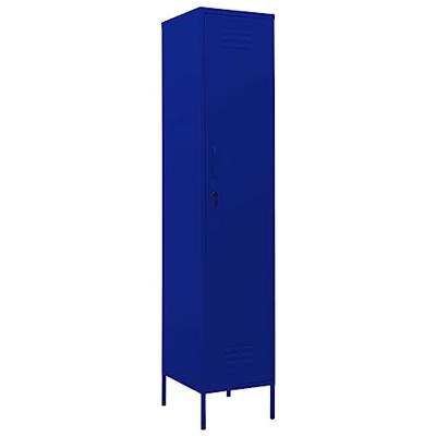 Lockerkast 35x46x180 cm staal marineblauw