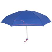 Perletti paraplu dames 90 cm microvezel donkerblauw - thumbnail