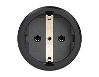 PC Electric 2521-ss Koppeling met randaarde Massief rubber 250 V Zwart IP54 - thumbnail