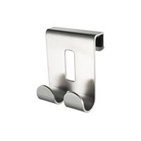 Handdoekhaak Dubbel Haceka Selection 50x65 mm RVS Mat Chroom Haceka - thumbnail