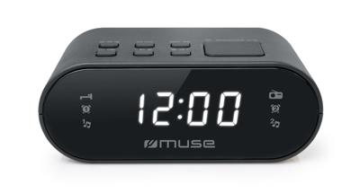 Muse fm wekkerradio grijs Muse fm wekkerradio grijs