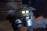 Nordlux Klassieke buitenlampBlokhus zink up - 25011031 - thumbnail