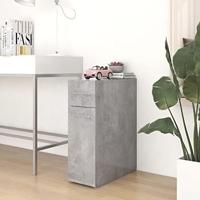 VidaXL Apothekerskast 20x45,5x60 cm bewerkt hout betongrijs - thumbnail