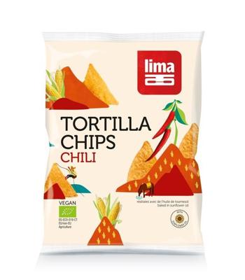 Lima Tortilla chips chili bio 90 Gram Lima Tortilla chips chili bio 90 Gram