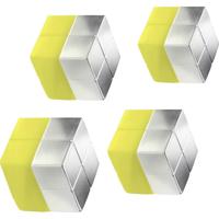 Sigel Neodymium magneet C10 Extra-Strong (b x h x d) 20 x 10 x 20 mm Dobbelsteen Zilver 4 stuk(s) BA705 - thumbnail