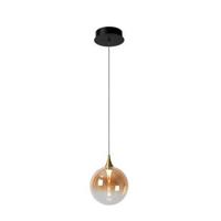Lucide GISELA - Hanglamp - Ø 16 cm - LED Dimb. - 1x5W 2700K - Amber | Premium - thumbnail