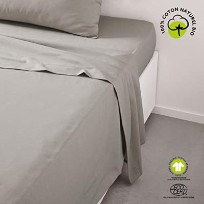 Hoeslaken - VANDAAG - 180 x 200 cm + 30 cm - Katoen - Biologisch Dune