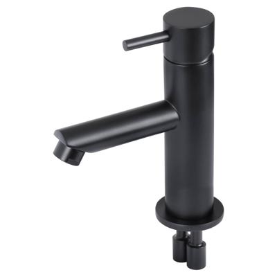 Differnz kraan koud/warm kraan recht mat zwart Differnz kraan koud/warm kraan recht mat zwart