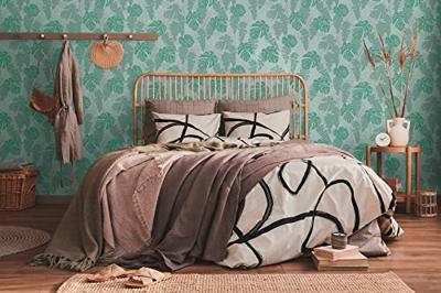 Livingwalls House of Turnowsky - Groen - Jungle Behang - 389055