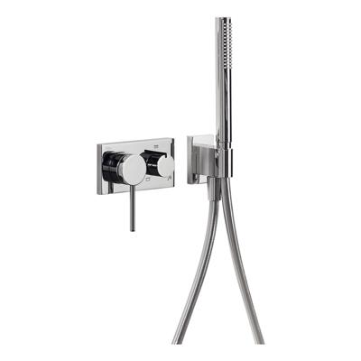 Douchekraan met handdouche Tres 3V | Inbouw | Mengkraan | Excl.Inbouwdeel | 3-weg | Rond | Chroom