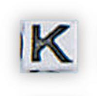 Darice • team sports letterkralen 6mm 30pcs k - thumbnail